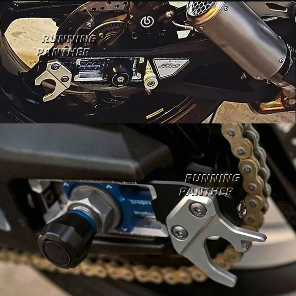 NEW For BMW M1000R S1000R S1000XR S1000RR S1000 S 1000 RR XR R Motorcycle CNC Rear Wheel Axle Blocks Chain Adjusters Tensioners