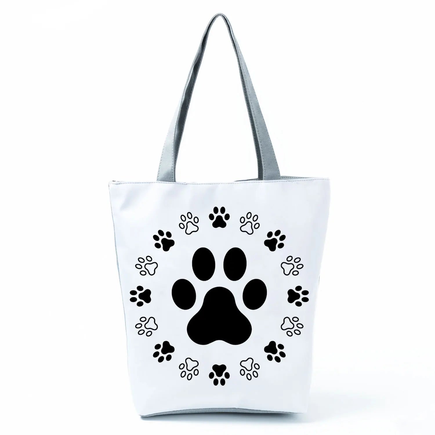 Fashion Dogs Paws Handbags Printed Love Dogs Shopping Bag Casual Women Shoulder Bag Summer Kawaii Female Tote Travel Beach Bag