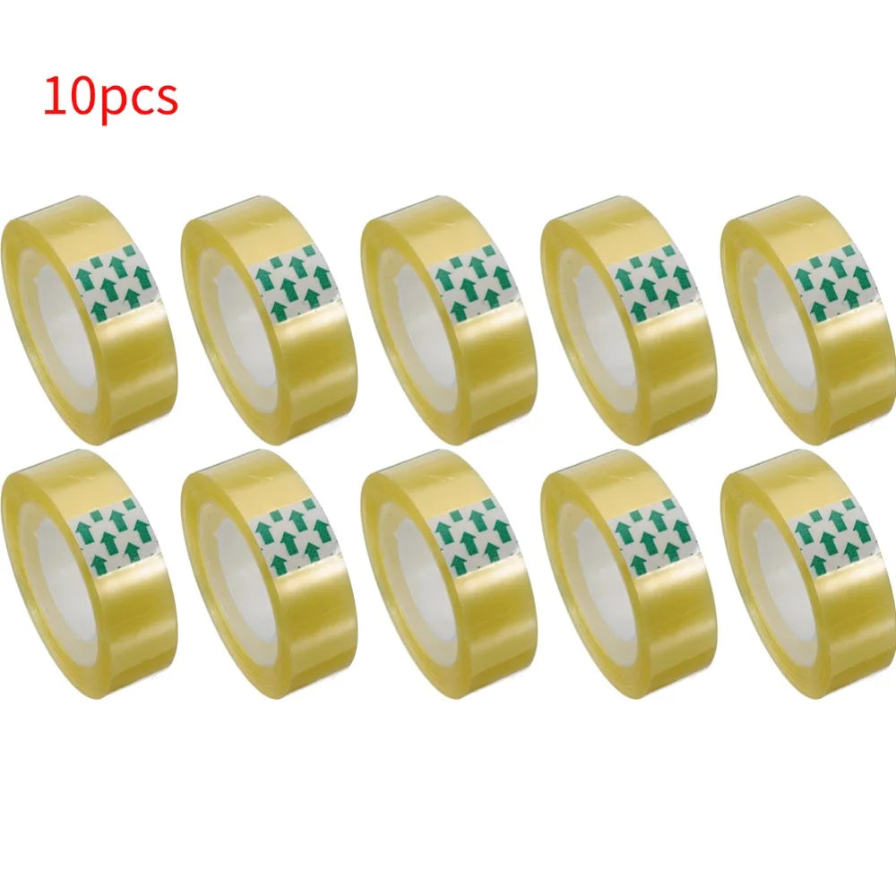 Transparent Tape Office Tape for Home and School Multifuntion High-viscosity Adhesive Tape Refills Wrapping Tape Roll