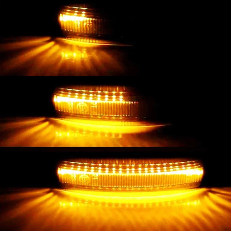 2Pcs LED Turn Signal Dynamic Side Marker Lamps Repeater Indicator Light For Land Rover Discovery 3 4 Rover Sport L320 Freeland 2