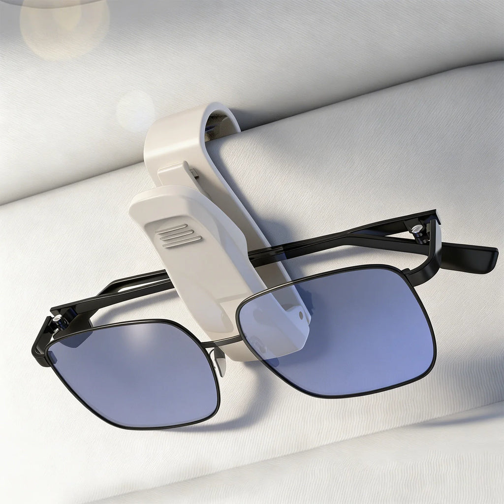 Universal Car Auto Sun Visor Glasses Box Sunglasses Clip Card Ticket Holder Fastener Pen Case Eyeglasses Clips Accessories