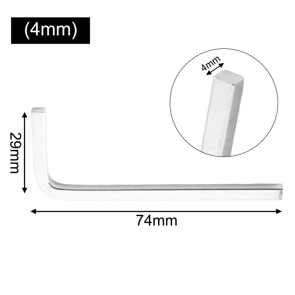 3-8mm L Shape Square Head Wrench Square Key 4 Point Wrench Screwdriver Set For Tighten Square Screw Universal Wrench Hand Tools