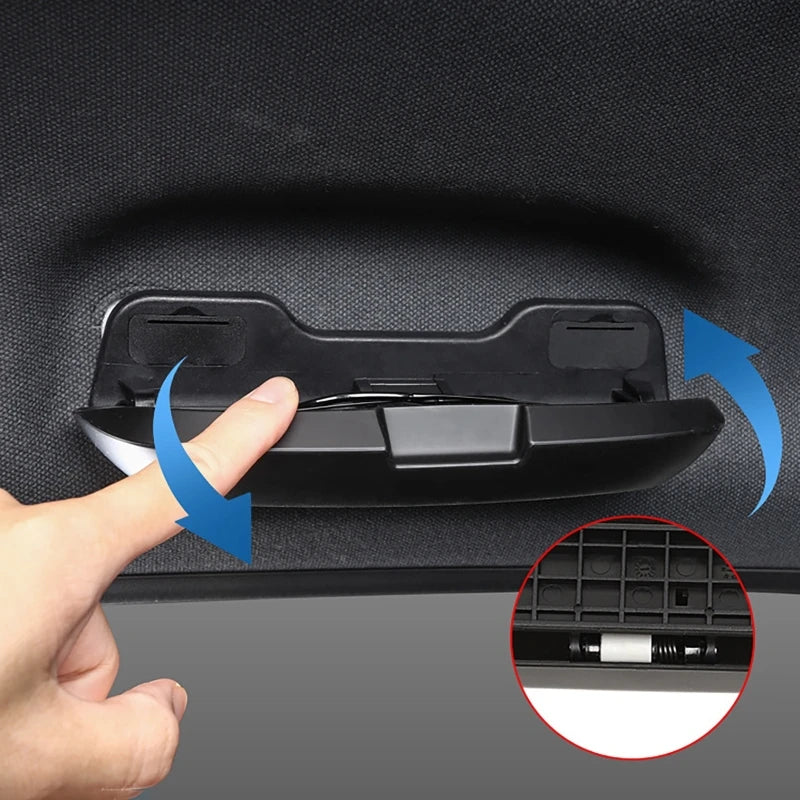 Car Glasses Case Sunglass Storage Box For Toyota Land Cruiser Prado 250 LC250 2024 2025