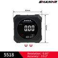 SHANHR Touch Control Magnetic Level Box Digital Angle Gauge Protractor Measuring Tool