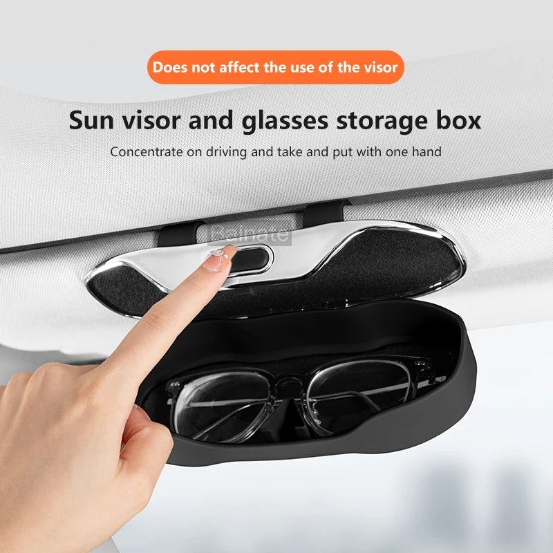Car Glasses Box Sun Visor Glasses Holder For Changan Deepal S07 S7 SL03 2023 2024 2025 2026 Shock-proof Eyeglasses Storage Case