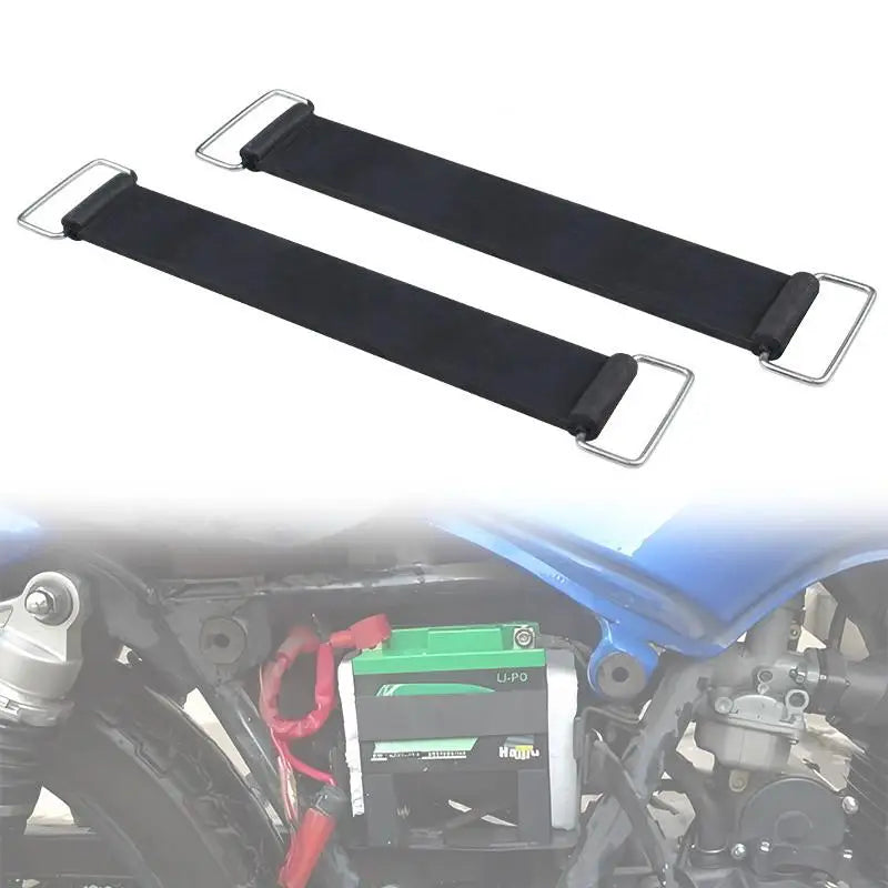 Suitable For All Motorcycles, Tricycles, And Scooters 2/4 Pack Of Motorcycle Rubber Battery Retaining Straps,
