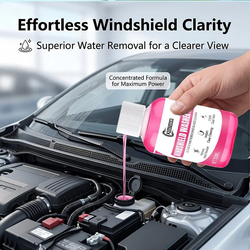 Nano Glass Rain Repellent, Anti-Fog Spray for Car Windows, Helmets, Windshields, And Interior Glass, 2026 Rainy Season Cleaning