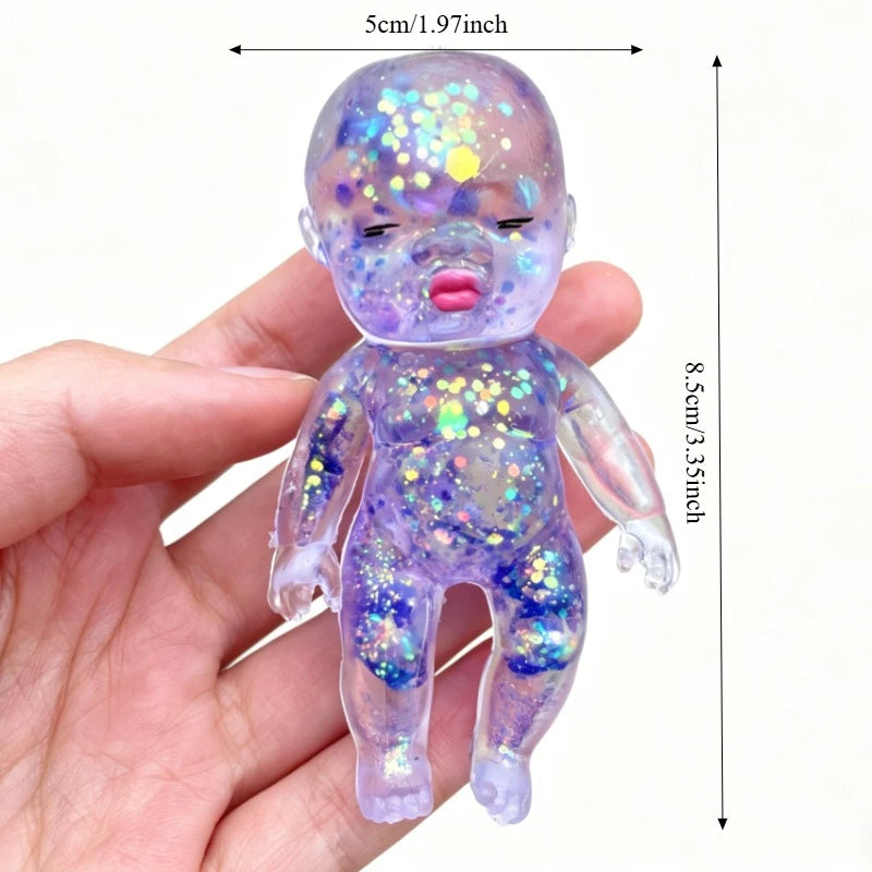 Stress Relief Toy Squishy Baby Shape Squeeze Toy Anti-stress Toy Fidget Desk Toy For Friend Christmas Gift