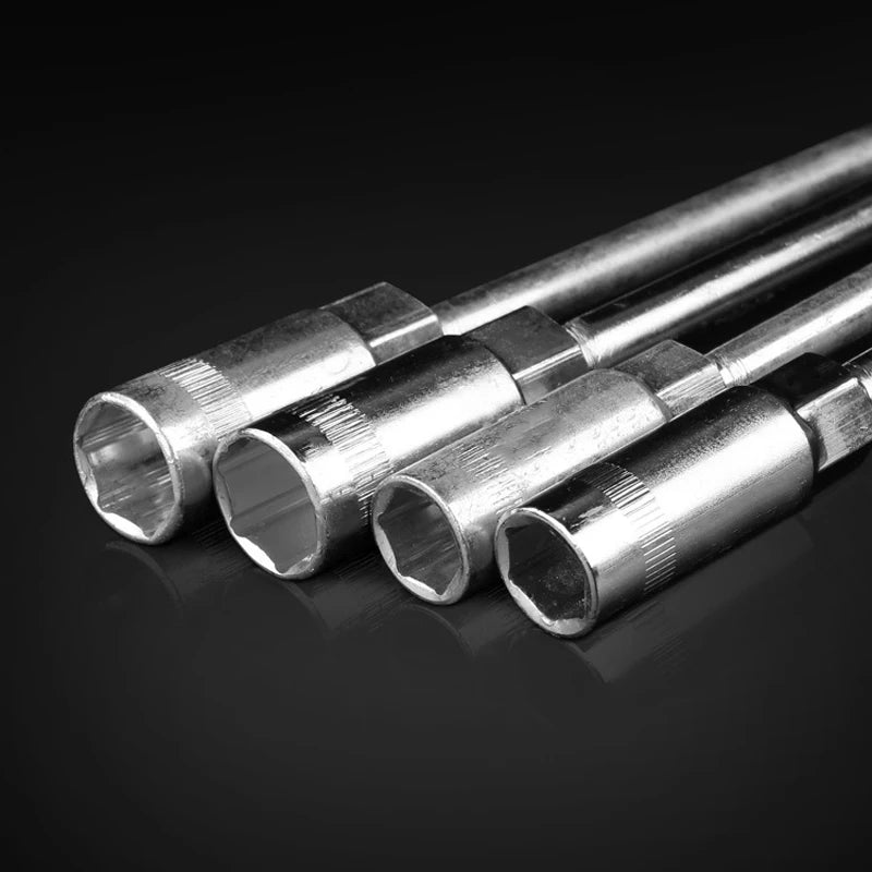 4pcs 8mm 10mm 12mm 14mm T-shaped Socket Wrench Outer Hexagon High Carbon Steel Ratchet Spanner Set Car & Motorcycle Repair Tools