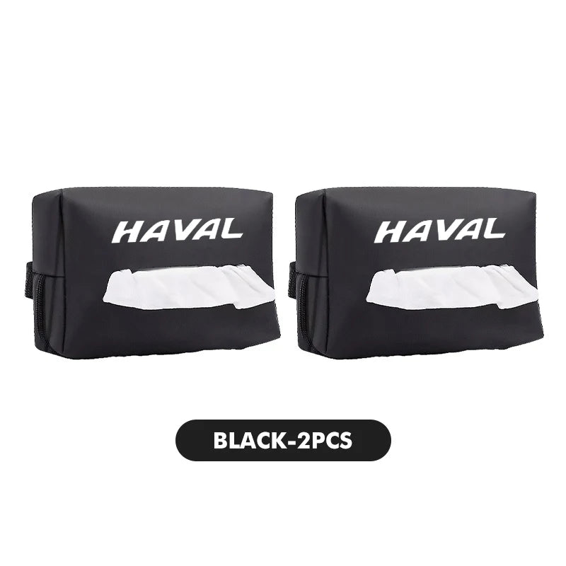 For Haval Car Tissue Box Holder Leather Multifunctional Center Console Armrest Napkin Bag H6 F7 H9 H2 Jolion F7X F7H H5 H7 H2S