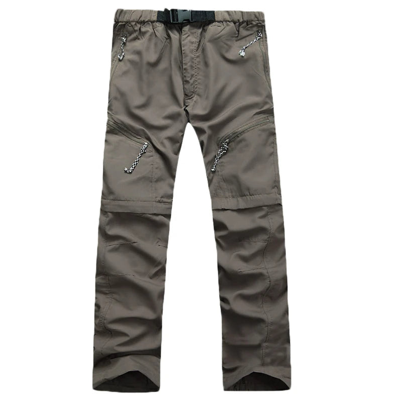 Hiking Pants Men Summer Quick Dry Outdoor Waterproof Breathable Trousers Tactical Travel Camping Trekking Remove Trousers Shorts