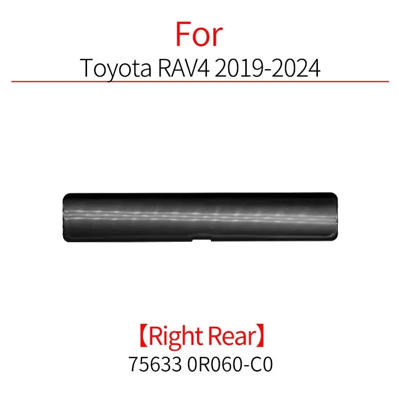 Car Roof Rail Racks Cap Cover Shell Roof Side Garnish Lid Roof Luggage Rack Cover Plate For Toyota RAV4 XA50 Accessorise 2019-20