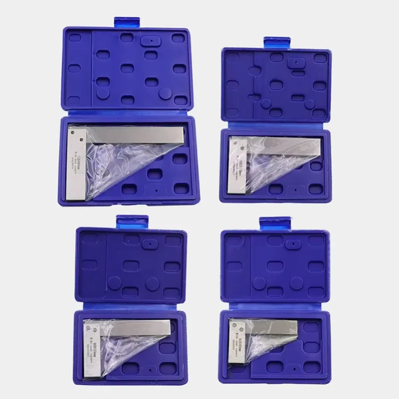 High-Precision L-Shaped Carbon Steel Angle Ruler 90° Right Angle Measuring Tool for Woodworking And Machining