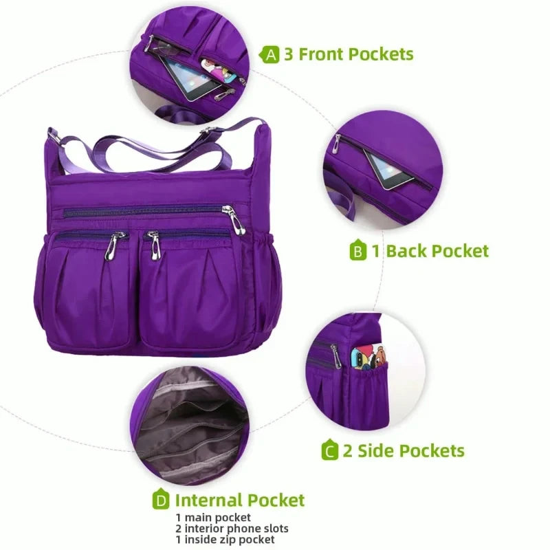 Waterproof Oxford Duffle Bag Large Capacity Women Travel Bags Shoulder Bag Valise Bolsa De Viagem Women's Handbags Shopping Bags