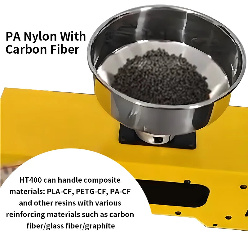 HT400 3D Printing Consumables Extruder Machine Filament Automatic Wire Diameter Control Winding Machine for PLA-CF PETG-CF PA-CF