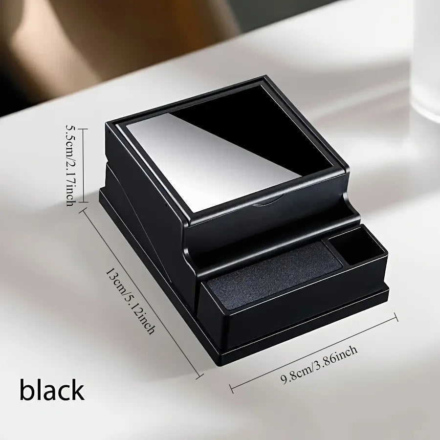 1pc Automatic Ejection Cigarette Holder Capacity Portable Storage Home Office Smoking Accessory Dispenser Without Built Lighter