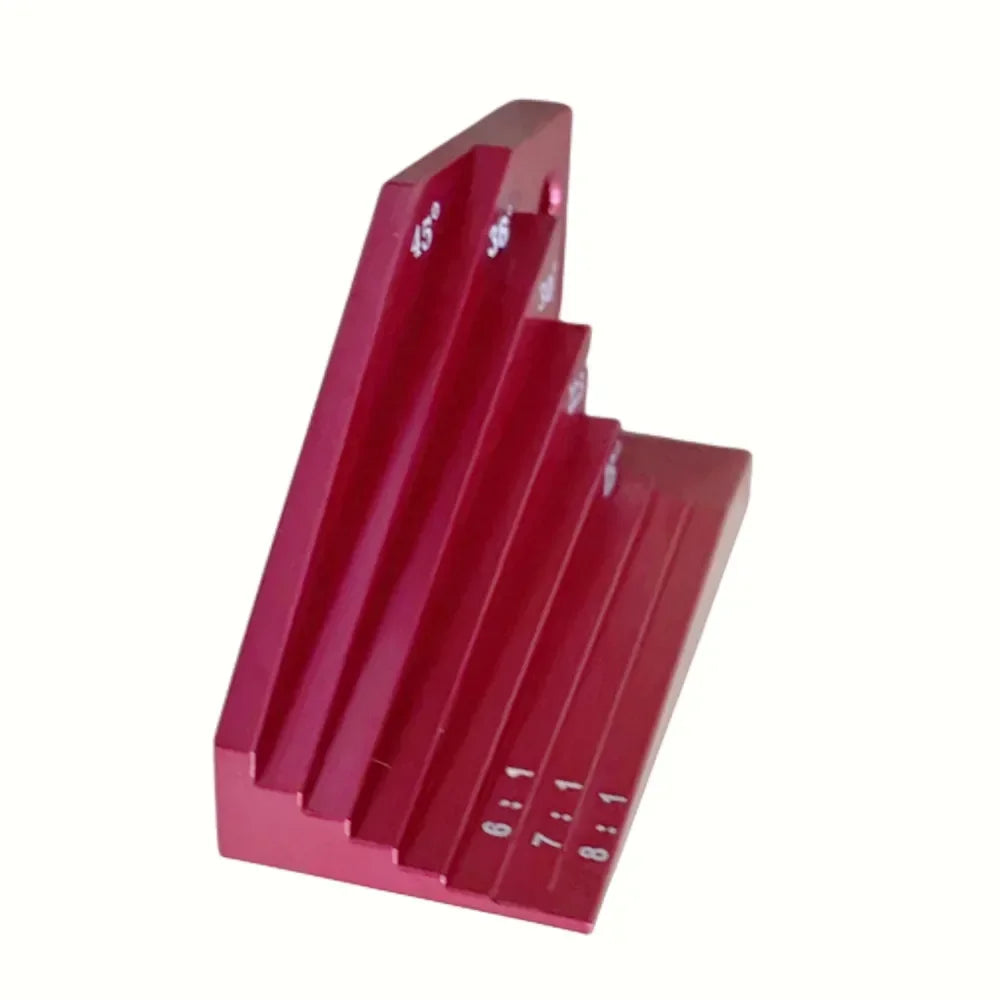 Bevel Block Gauge Aluminum Alloy Measuring Block Angle Finder for Protractor Woodworking Tools Bevel Block Gauge Aluminum Alloy