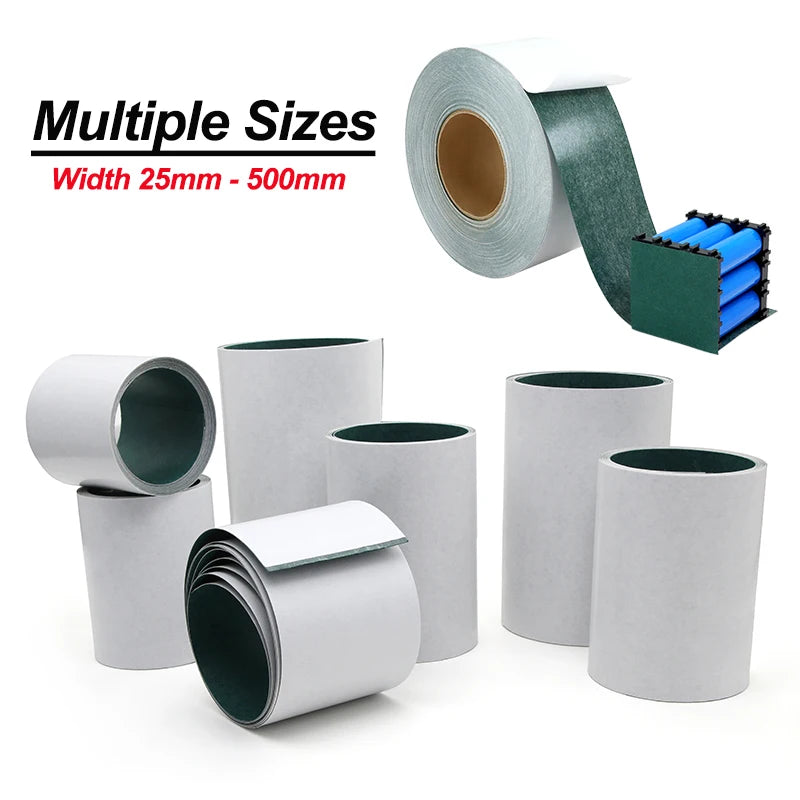 Width 25 ~ 500mm Insulation Gasket Barley Paper With Adhesive Glue 18650 21700 Li-ion Battery Pack Cell Electrode Insulated Pads
