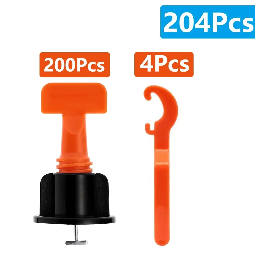 11-1202PCS Floor Ceramic Tile Leveling System Clips Set Leveler Adjuster Tile Wall Laying Tools Locator Spacer Construction Tool