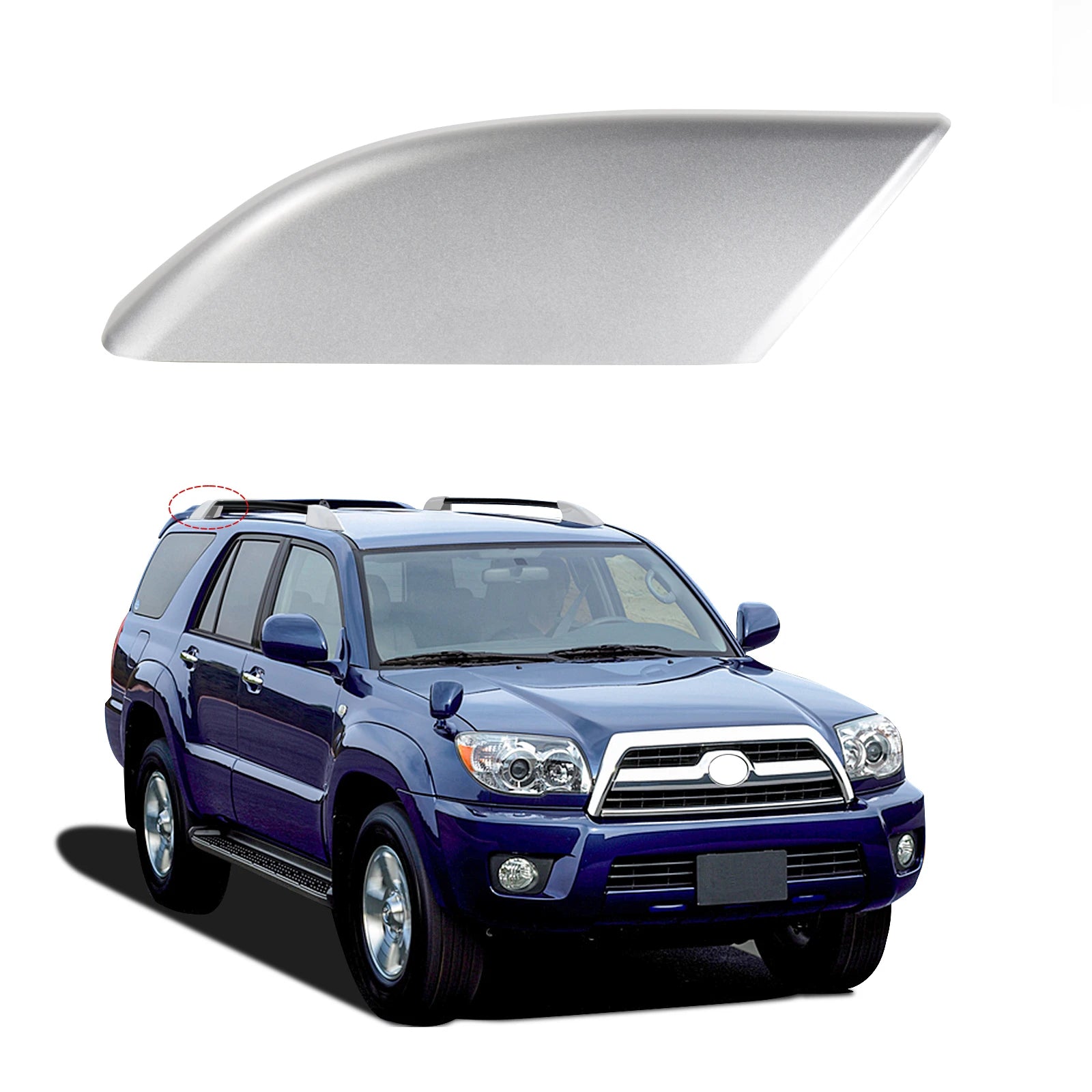 Car Roof Rack Cover Fit for Toyota 4Runner 4WD N210 2003 2004 2005 2006 2007 2008 2009 Luggage rack Cover