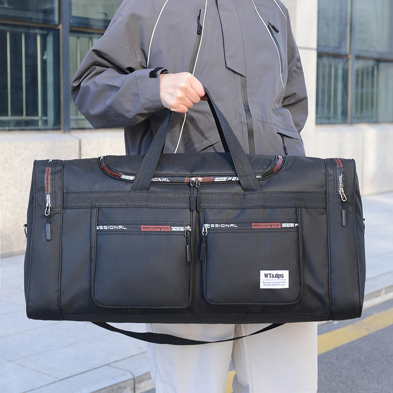 Sports Men's Cross-Body Storage Bag, Extra Large Capacity Travel Bag