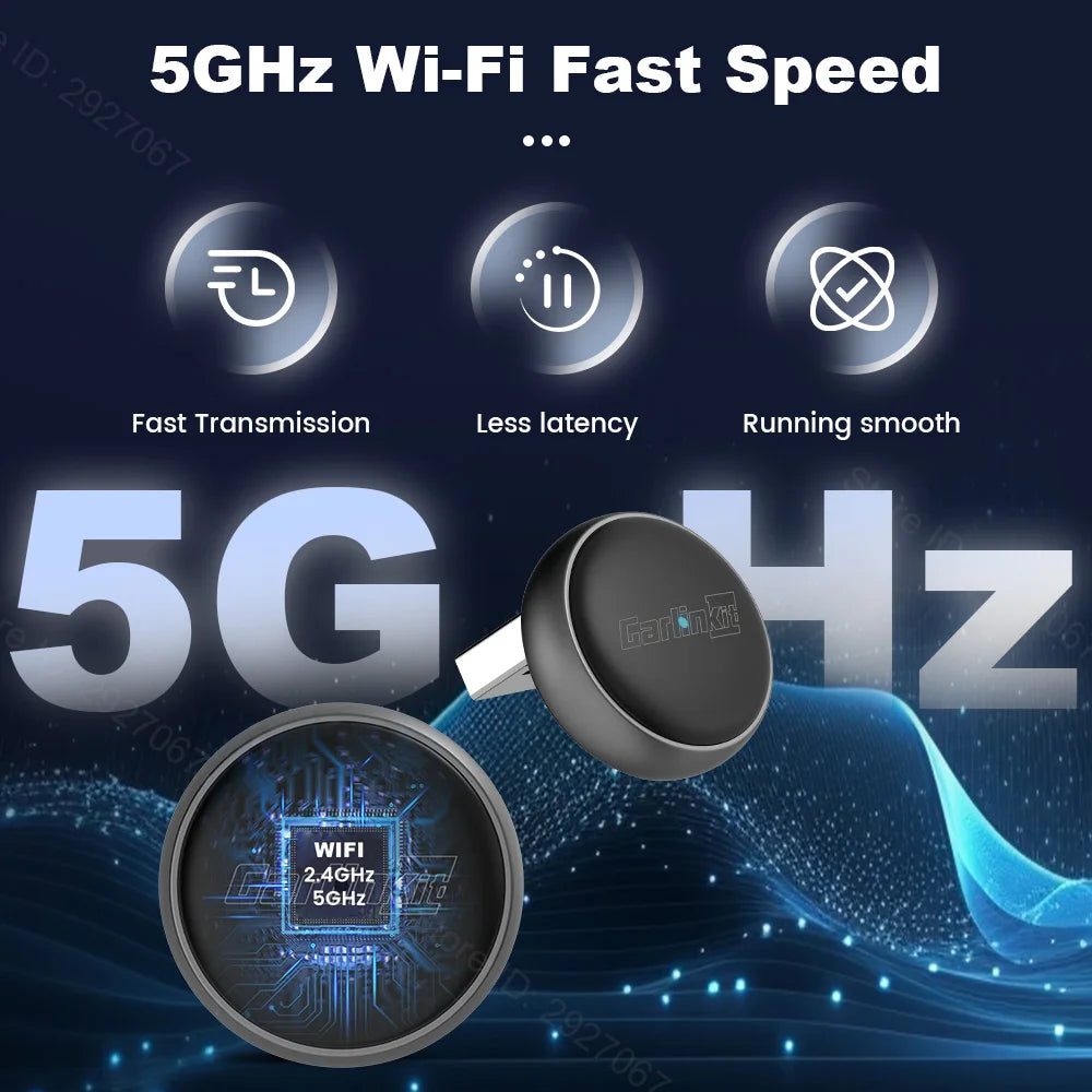 CarlinKit Mini Ultra3 Wireless Carplay Adapter Android Auto USB Dongle 5G Hz WiFi Auto Connect for OEM Car Wired to Wireless