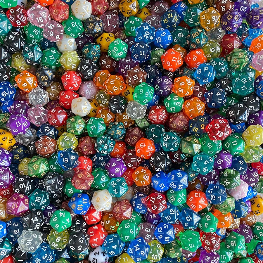 32/56pcs Baged Polyhedral Dice Set, Number Dice Kit for DND, Tabletop Role Playing Game, MTG, Board Game & Party Supplies XJM
