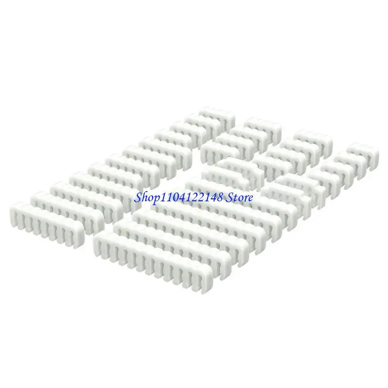 P9FA 34PCS Multipurpose Acrylic Combs For Neat Power Cable Routing 24Pin Motherboards