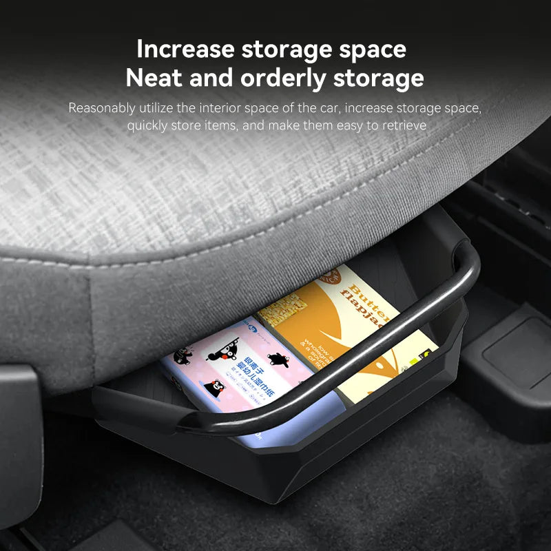 For Ford Maverick 2022–2025 Under-Seat Storage Bins Car Storage Boxes Interior Accessories Storages Seats Consoles