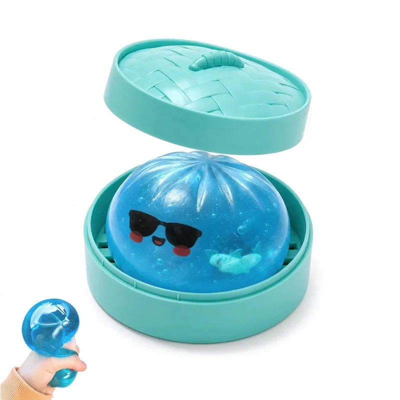 Halloween Ghosts Relieve Stress Money Sparkling Shark Dumplings Soft Relaxation Slow Elastic Steamed Buns Festival Gift