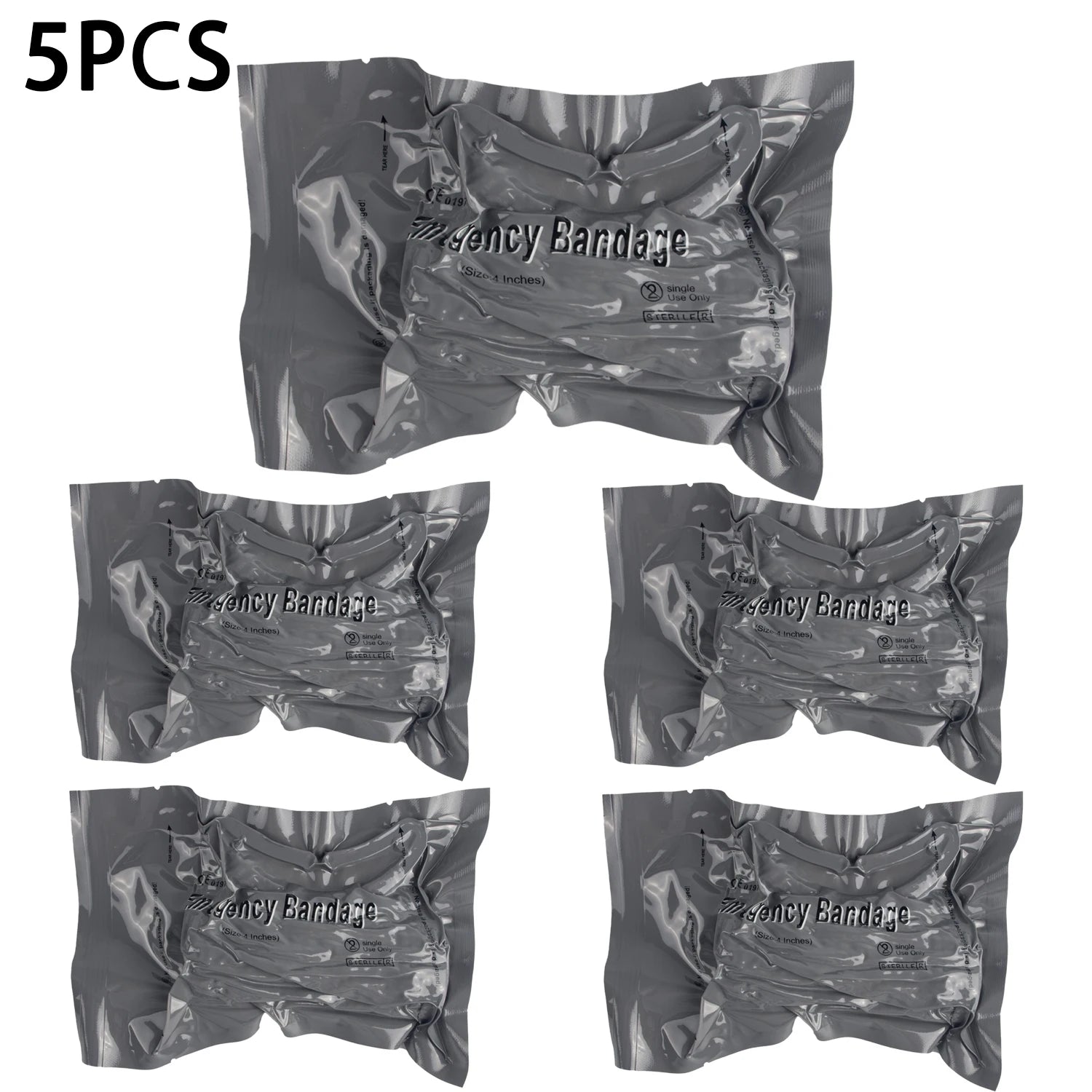 Sanke Rescue 4 Inch Israeli Bandage Wound Dressing Emergency Compression for Battle Dressing First Aid IFAK Trauma Military