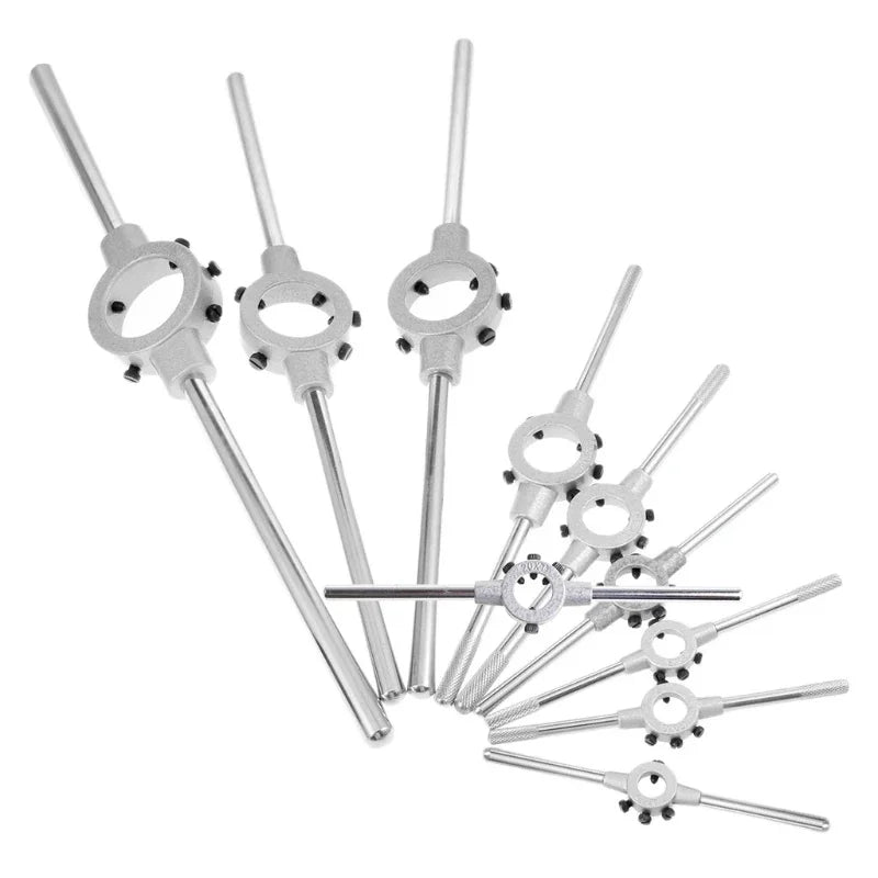 Round Die Wrench Adjustable Manual Die Wrench Holder Circular Die Handle Hand Tool For Dies Threading Tools