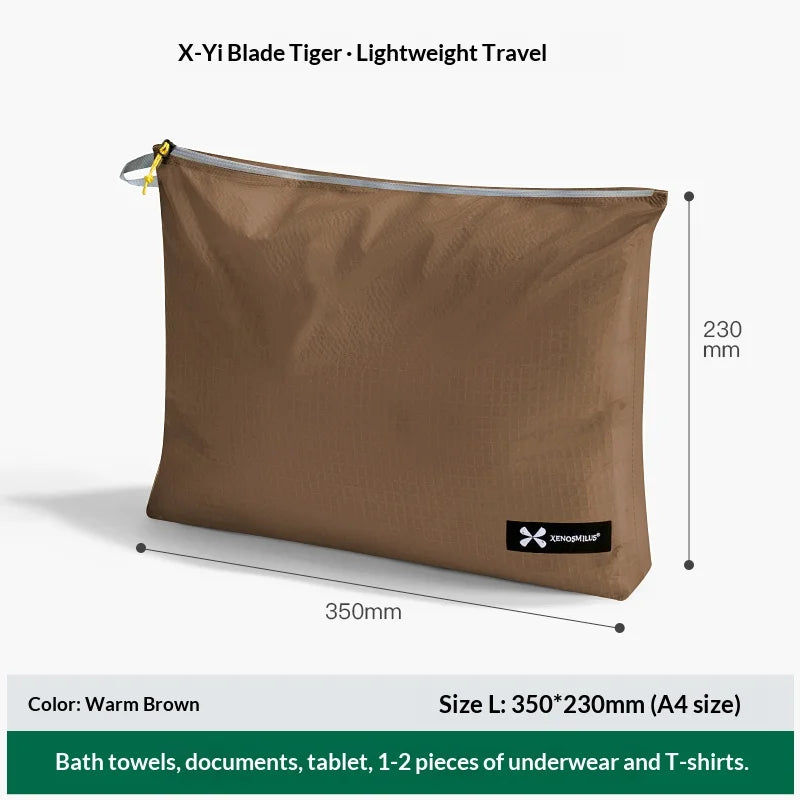 Ultra Light Travel Outdoor Storage Bag, Portable ID Storage Bag, Toileting Card Bag, Sub Packaging Miscellaneous Bag Stuff Sack