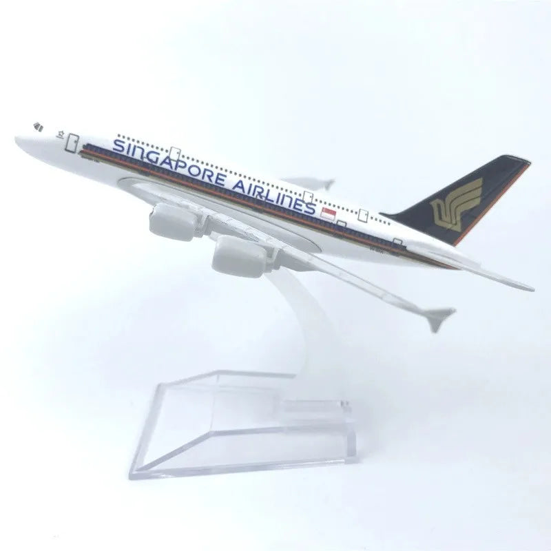 1/400 Scale Plane Model A380 Airways Series Alloy Aircraft Diecast 16cm A380 Airplane Models Children Toys Souvenir Decoration