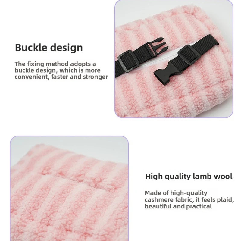 NEW Car tissue box cute car tissue box plush striped car hanging paper box multifunction DIY car hanging tissue box