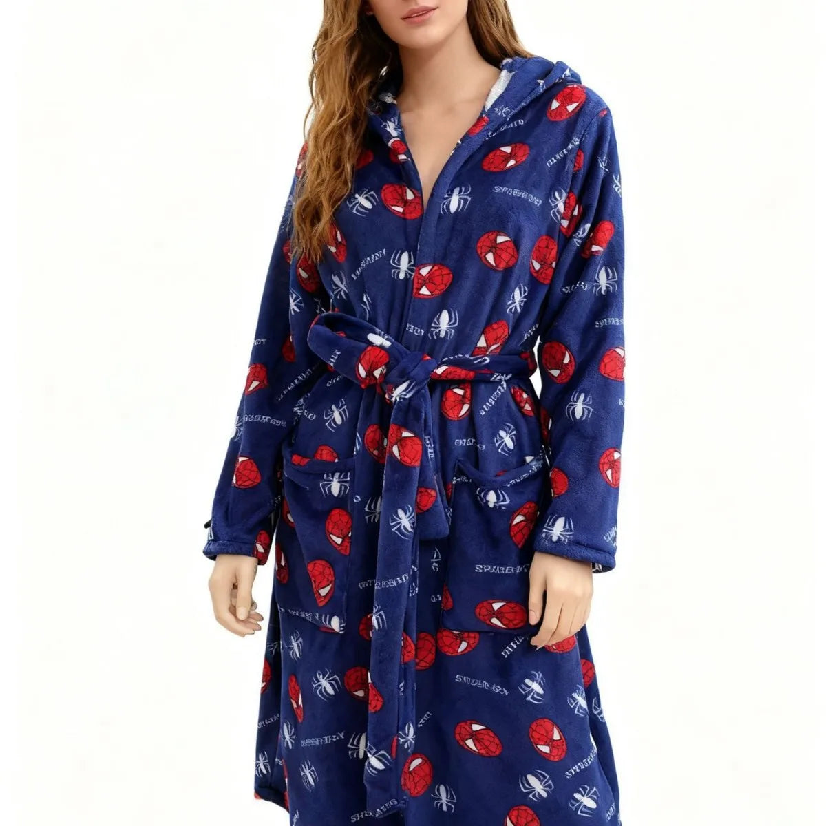 Nightgown Anime Hello Kitty 2026Bathrobe Flannel Thickened Pajamas Women's Home Clothes Winter Warm Pajamas Girls' Nightgown