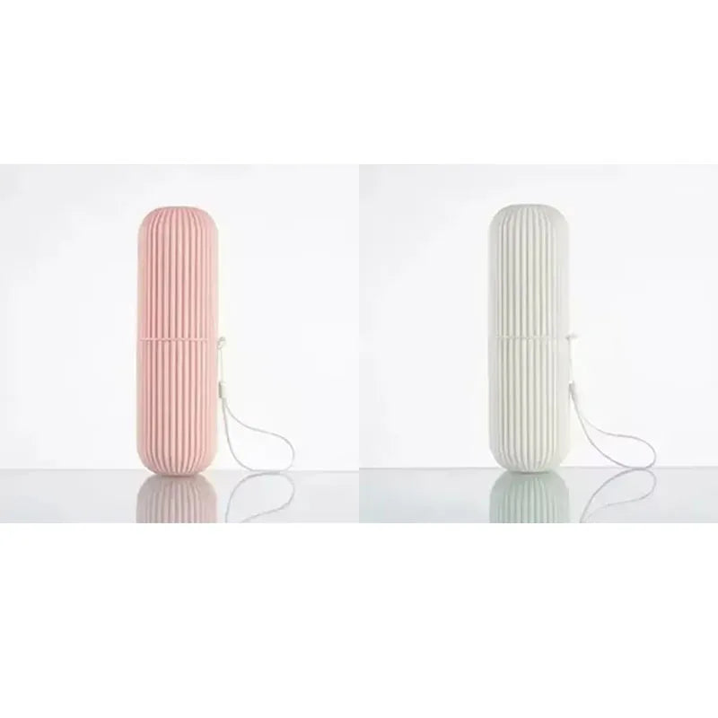 1/2/3/4Pcs Portable Toothbrush Cup Bathroom Toothpaste Holder Storage Case Box Organizer Travel Toiletries Storage Cup