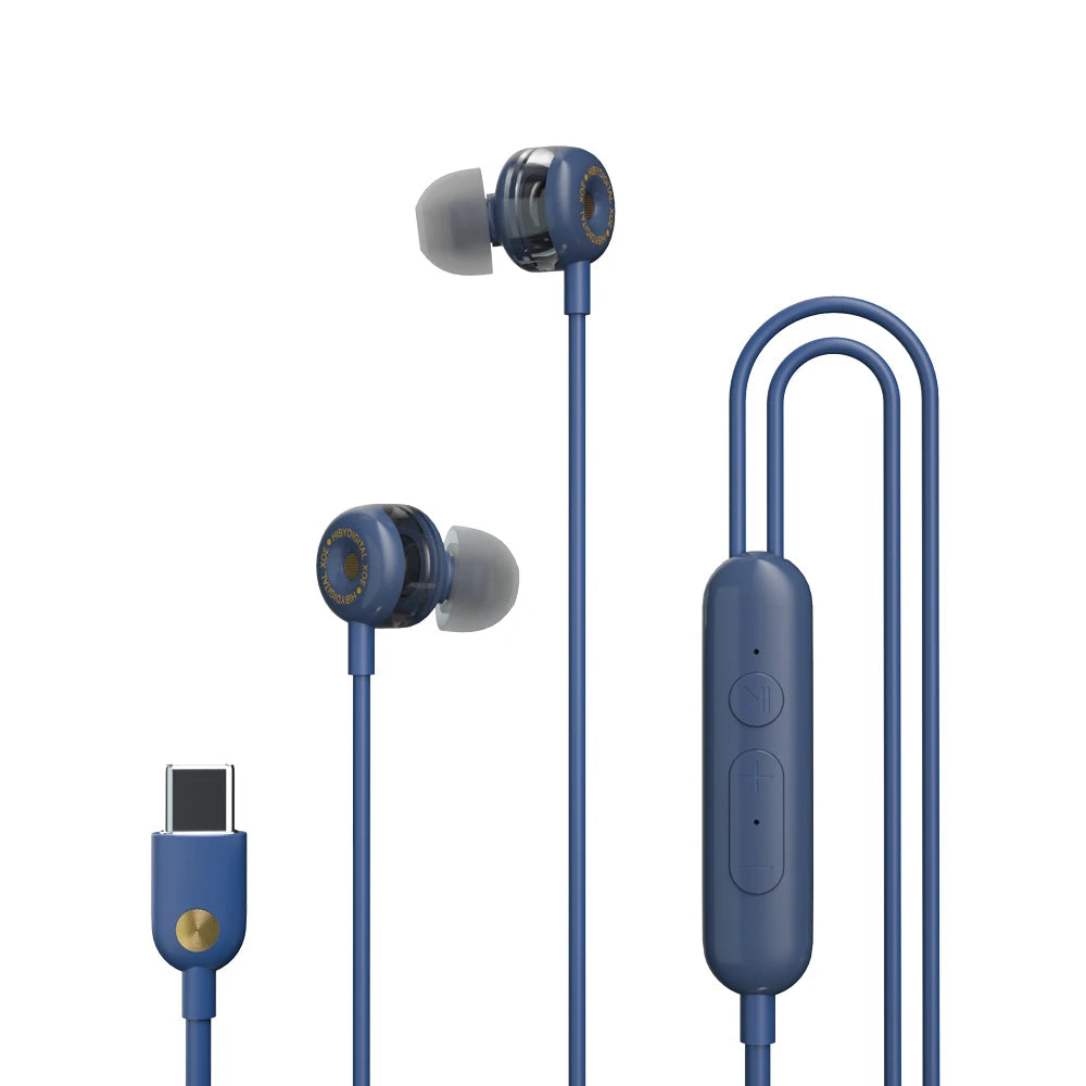 HiBy Digital XOE USB Type C 8mm DLC Diaphragm Dynamic Driver DSD Decoder In-Ear IEM Earphones Earbuds DAC ES9270C With HD MIC