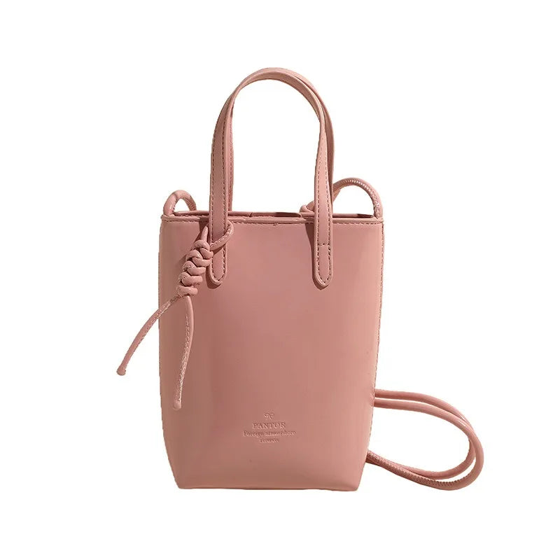 Korean version of niche fashion mobile phone bag women's  spring and summer new simple and versatile small square bag foreign st