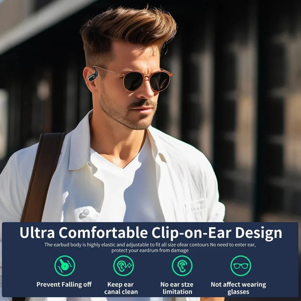 XG99 Translator Headphones 144 Languages Real Time Two-Way Translation Bluetooth Headset Waterproof Earbuds for Business Travel