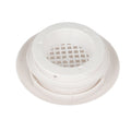 1pc Caravan White Plastic Circular Mushroom Roof Vent Round - Motorhome Camper Dome Diameter 180mm No Fixing Screws Provided