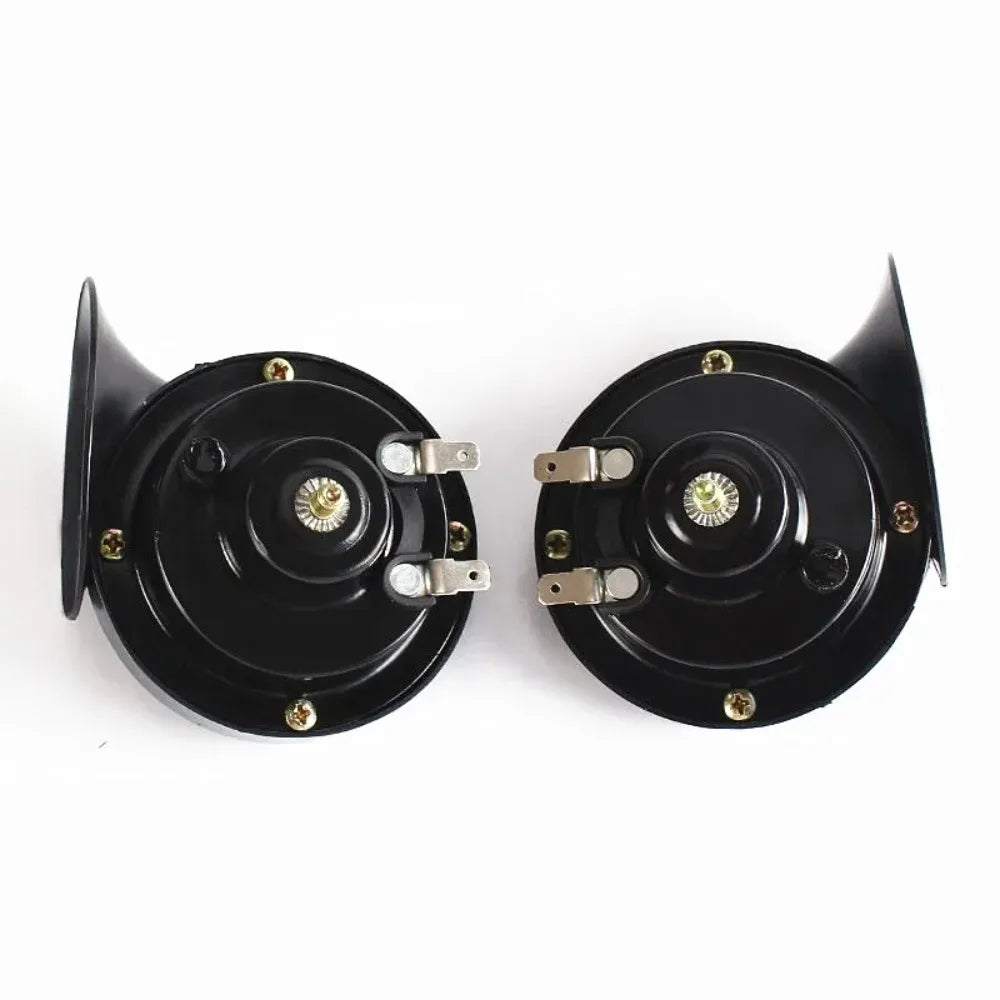 Universal Snail Horn 110dB Super Loud 12V/48V Waterproof Motorcycle Electric Moped Scooter Single Tone Horn Parts Accessories