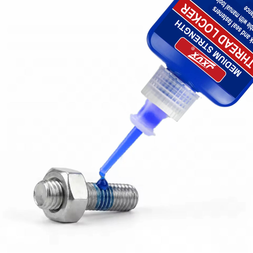 New 50ml Screw Glue, Fast Curing Threading Agent, Anaerobic Adhesive, Corrosion Resistant, Anti-Peeling, Medium Strength Blue Th