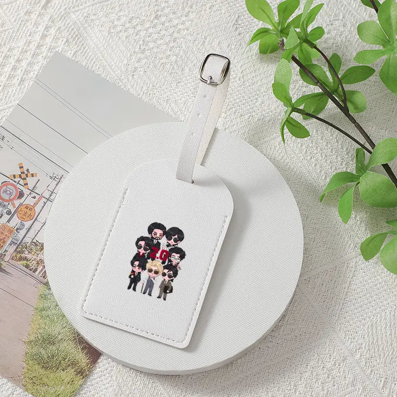 Arirang 2 0 World Tour 2026 Kpop Fan Gift Luggage Tag PU Material Designed to Be a Sturdy Id Tag for Your Travel Bags Ideal