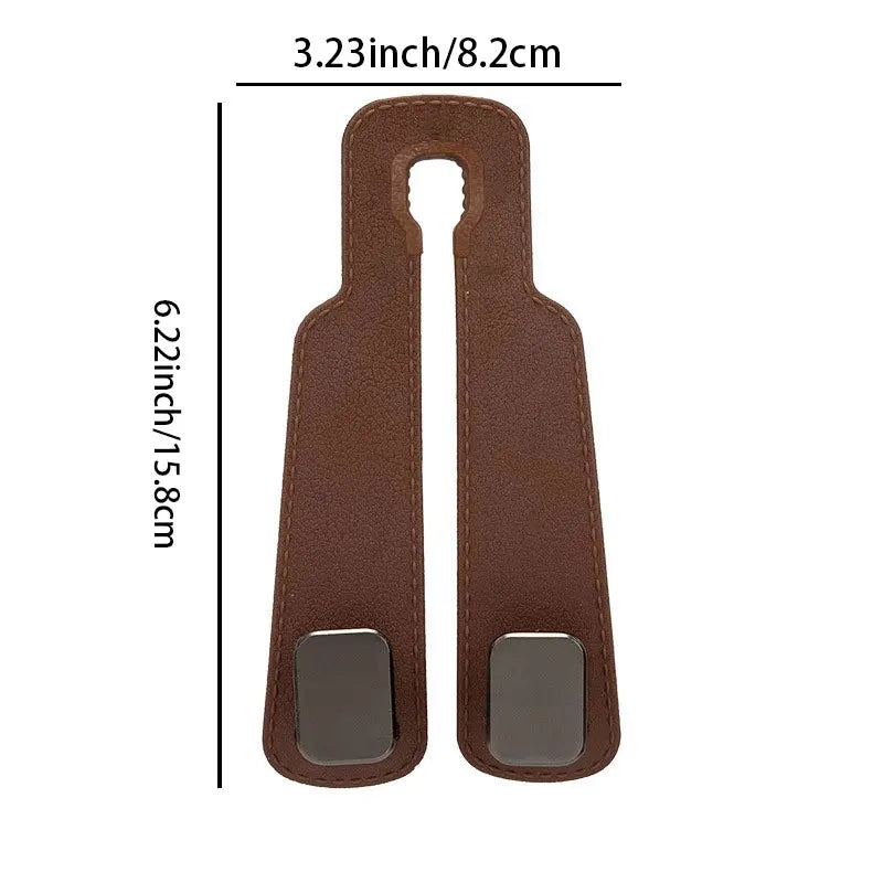 Car Headrest Hooks Hanger for Bags Seat Back Organizer Holder Clips Auto Fastener Hooks Car St