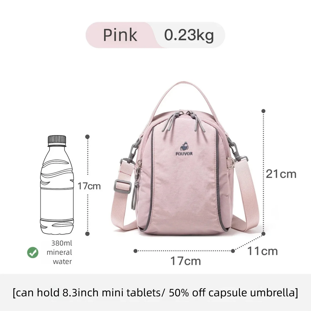 Fouvor Women's Small Crossbody Bag Multi-functional Fashion Backpack for College Students Single Double Shoulder Bags 3073-12