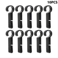 5/10pcs Plastic Helmet Clips Attachment Head Light Clamps Black Set Headlamp Hard Hat Safety Cap Hook Outdoor Tools
