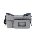 Two-Tone Quilted Stroller-Hanging Diaper Bag - Large Capacity Mom Backpack With Multiple Pockets Waterproof Mom Bag