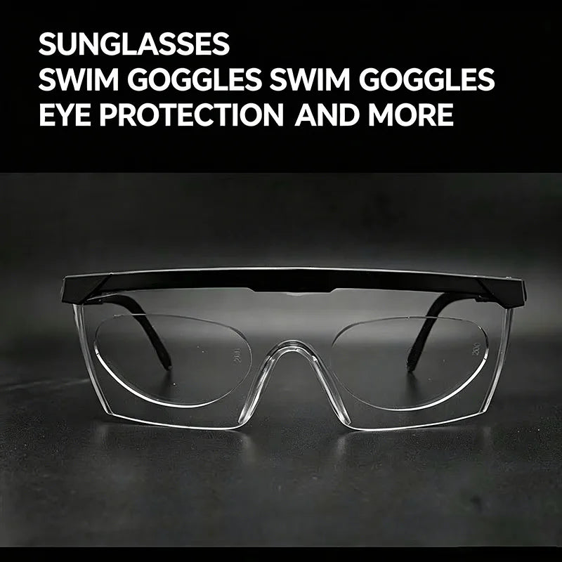 2026 Silicone Stick-on Myopic Lenses Portable Nearsighted Patch Adhesive Sunglasses Swimming Glasses Sports Protective Glasses