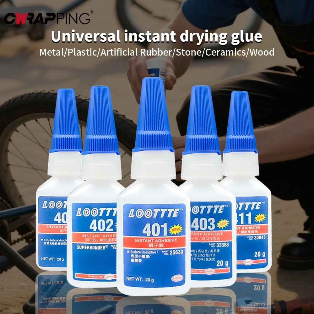 20ml Instant Adhesive Strong Glue Universal Multifunctional Fast Dry Glue for Resin Ceramic Metal Glass Home Instant Adhesive